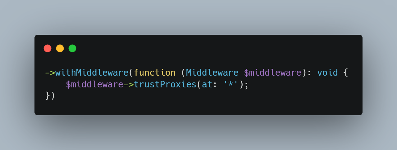 Code example